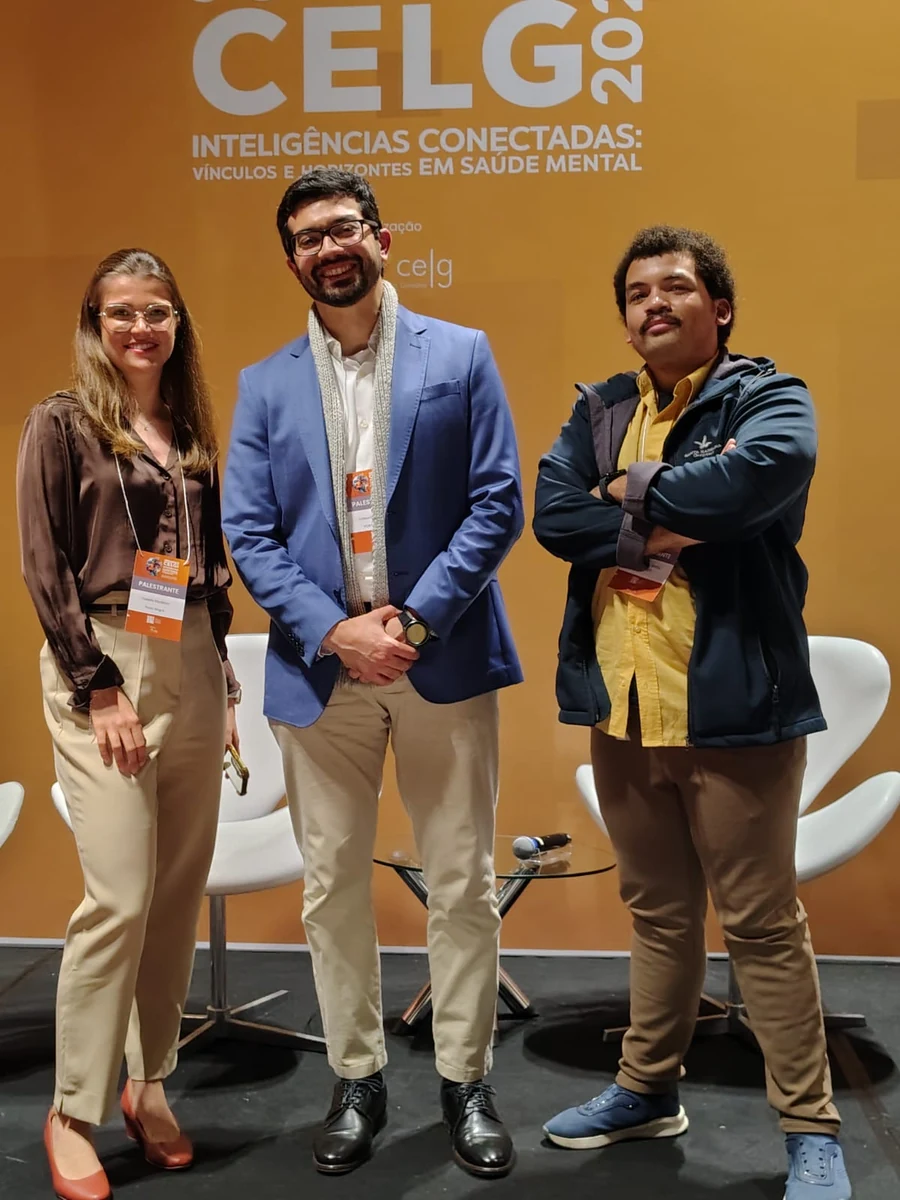Isabella Poletto Medeiros, Ives Cavalcante Passos e Fernando Daibert de Souza Motta na Jornada CELG 2026